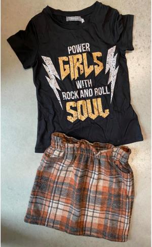 Tshirt girls soul ss black