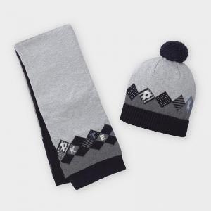Hat and scarf set blue