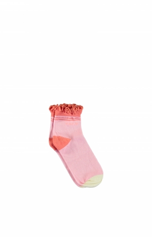 Rosie normal socks with ruffle 234 loving pink
