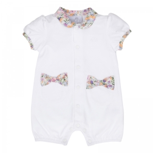 Babygrow flowers  white-mix color