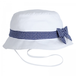 Girls hat rolex combi white/navy