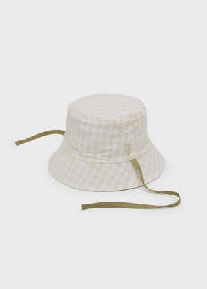 Linen reversible hat 018 bayleaf