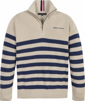 Striped mock neck sweater ACM savannah sa