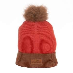 Hat hugo orange brown