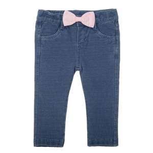 Jeany bow jeans pink