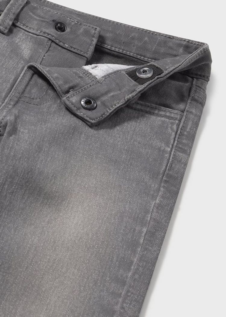 Basic slim fit trousers 048 Medium Gray