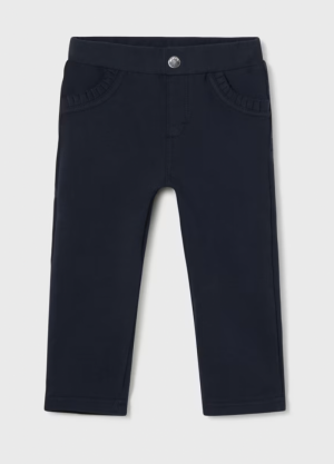 Fleece basic trousers 052 navy