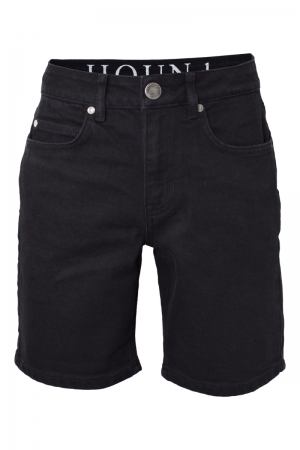 Wide shorts 801 black denim