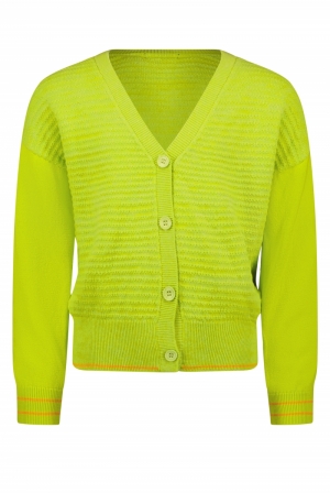 Alova knitted cardigan 333 sour lime
