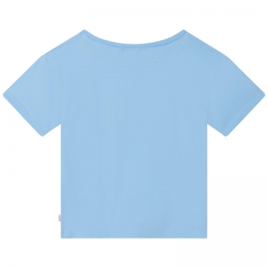 Tee-shirt manches courtes bleu celeste
