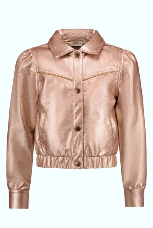 Flo girls imi leather jacket 825 rose gold