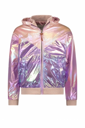 Flo girls colourblock jacket 600 lilac