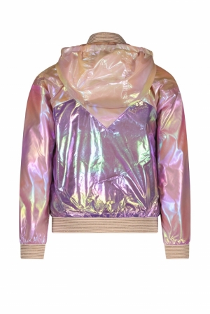 Flo girls colourblock jacket 600 lilac