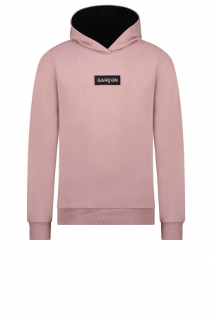 Garcon hooded logo sweater 202 old pink