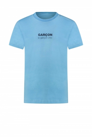 Garcon logo tshirt 134 blue eyes
