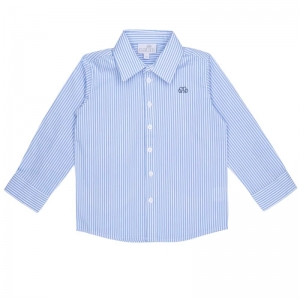 Shirt pierrot stripes light blue