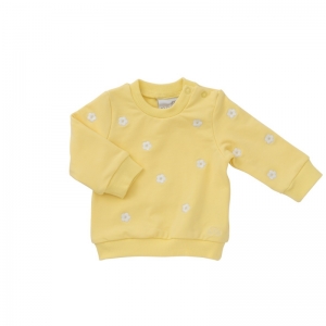 Sweater flower light yellow