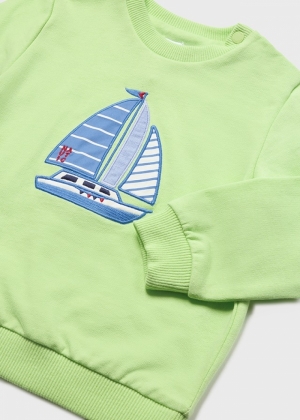 Pullover without hoodie 032 melon