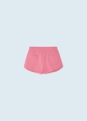Chenille shorts 012 peony