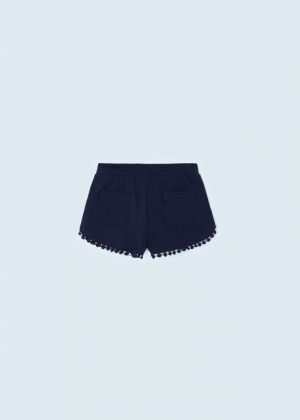 Chenille shorts 017 navy
