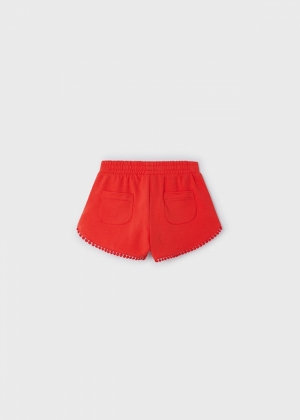 Chenille shorts 076 granadine