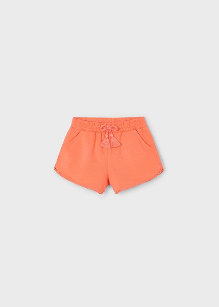Chenille shorts 011 tangerine