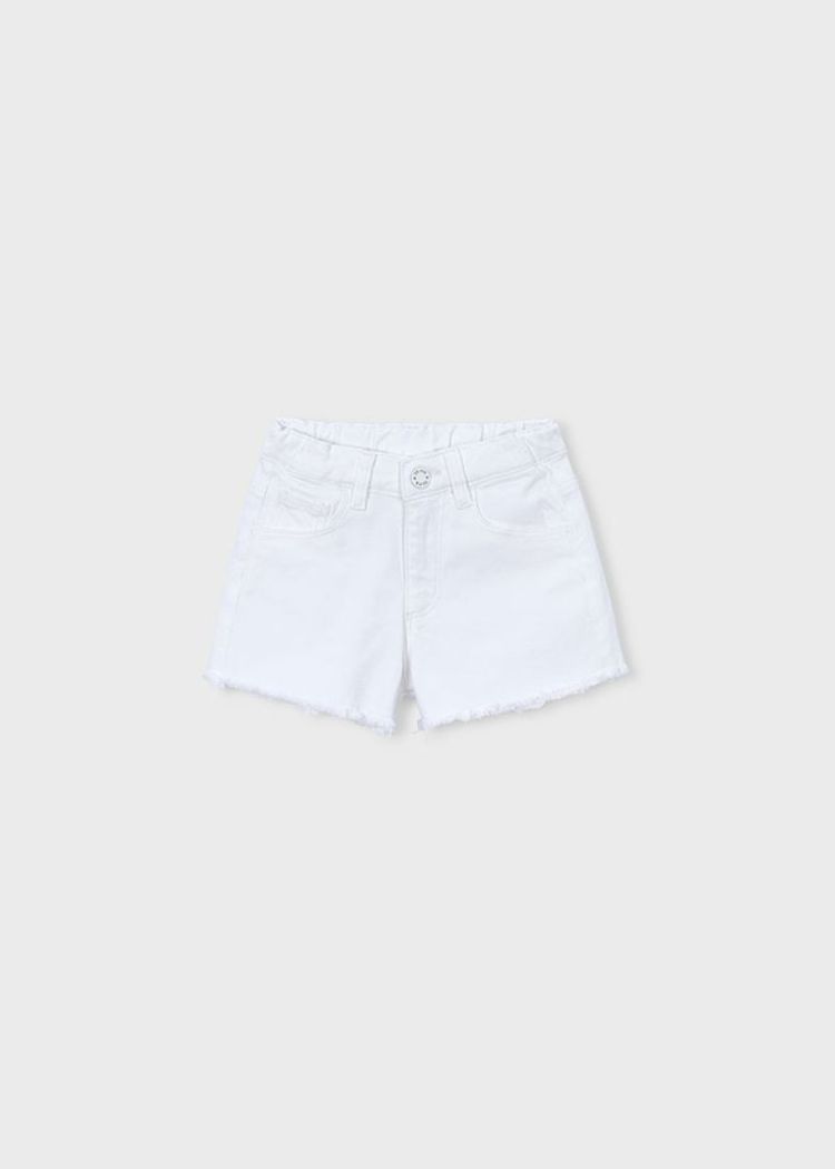 Basic twill shorts 067 White