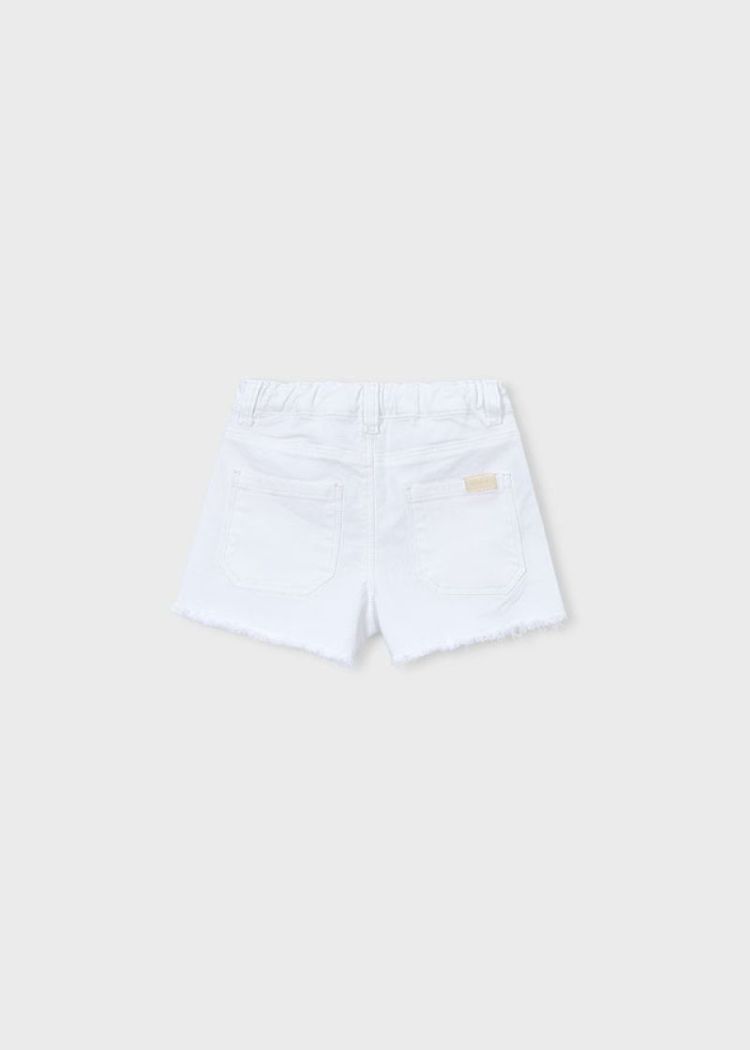 Basic twill shorts 067 White