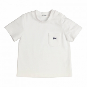 T-shirt aerobic white - navy