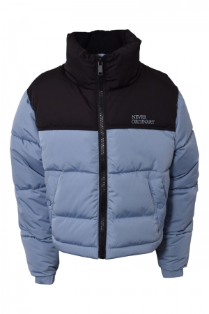 Short down jacket 302 light blue