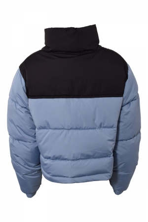 Short down jacket 302 light blue