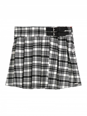 Pleated mini skirt L990