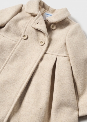 Woolen coat 017 sepia