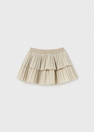 Pleated skirt 025 champagne