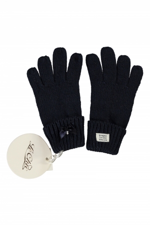 Ruth knitted gloves 190 blue navy
