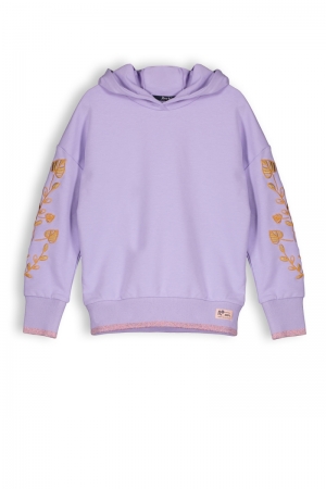 Kumy girls hooded sweater 605 galaxy lila