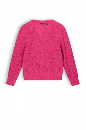 Kiara girls knitted sweater 263 pink