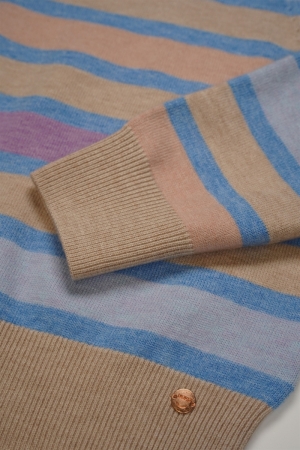 NONO K-Soft girls striped knit 427 sand blush