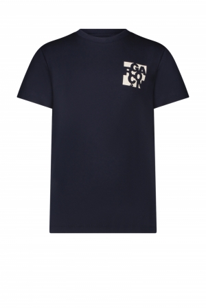 NOLAN chest logo T-shirt 190 blue navy