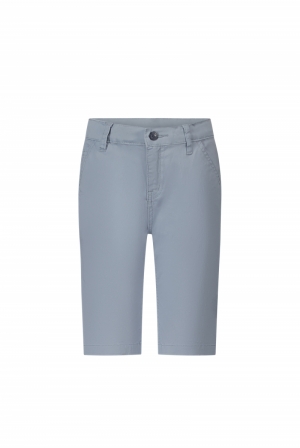 DRAKE twill shorts 138 greyish blu