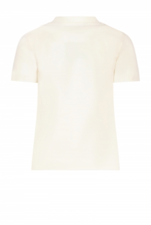 NIAMO chest logo T-shirt 003 off white