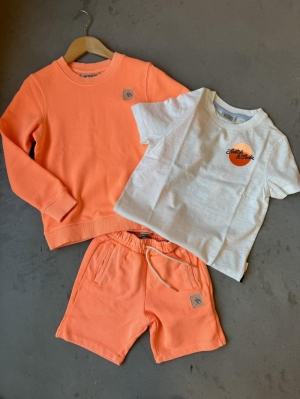 Classic Garment-dyed sweatshir 0557 - Neon Cor