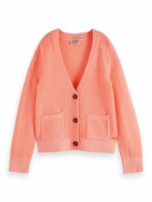 Neon cotton waffle knit 6884 - Flower M