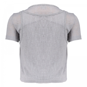 Meavy tee Silver grey