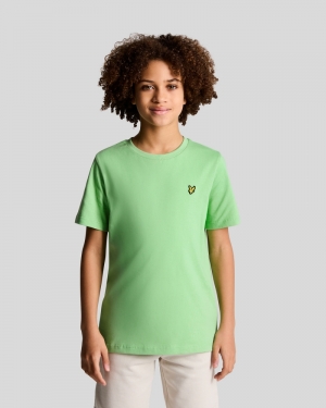 Plain t-shirt X156 lawn green