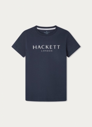Hackett logo tee 595 navy