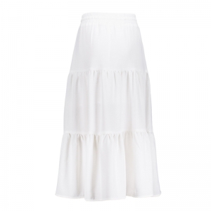 Niki Midi Skirt bright white