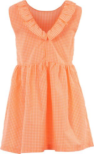 Dress CLAUDIA vichy orange