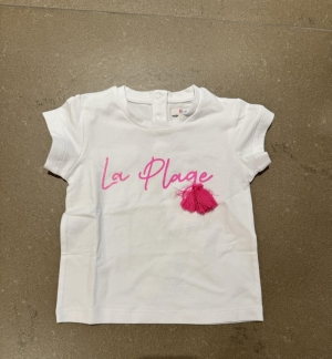 T-shirt JAMIE white/pink