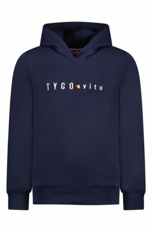 TV boys hoodie TYGO & vito emb 190 navy